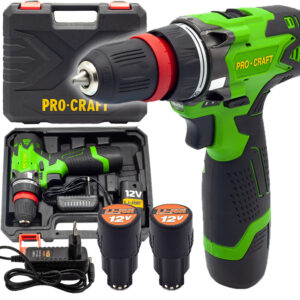 Akumulátorový vŕtací skrutkovač Procraft PA12DFR | PA12DFR