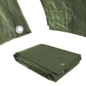 Plachta Procraft GT10x12 120g/m2 nepremokavá so sieťovinou 10x12 m zelená | GT10x12