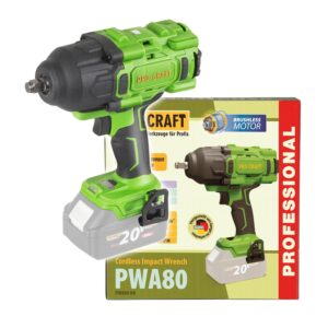 Aku rázový kľúč Procraft PWA80 (bez akumulátora a nabíjačky) | PWA80bb