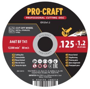 Rezací kotúč Procraft CD125x1,2 | CD125x1.2