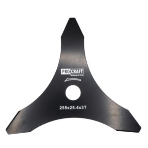 Nôž krovinorezu (D255*25,4) 3T s vrúbkovaním PROCRAFT | H-3T/Z