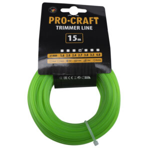 Rezacia struna (2,7 mm) (15 m) hviezda PROCRAFT | ZI-2.7/15