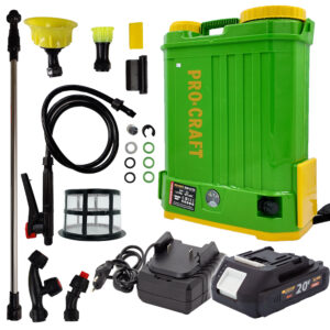 Sada postrekovača Procraft AS20-12 AKU s 20V 2Ah batériou a nabíjačkou | SAS20-12/20-2A/20-1