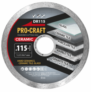 Diamantový rezný kotúč Ceramic Procraft DR115 | DR115