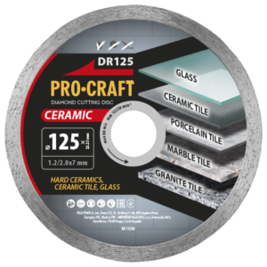 Diamantový rezný kotúč Ceramic Procraft DR125 | DR125