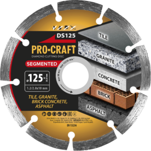 Diamantový rezný kotúč Segmented Procraft DS125 | DS125