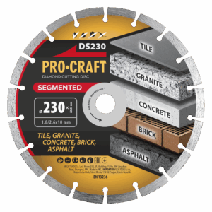 Diamantový rezný kotúč Segmented Procraft DS230 | DS230