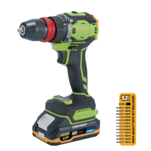 Akumulátorový skrutkovač Procraft PA18ProDFR2 + sada bitov | PA18ProDFR2-1B-C