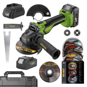 Sada aku uhlová brúska Procraft PGA22 a diamantové kotúče Procraft DS3.125 | SPGA22-1B-C/DS3.125