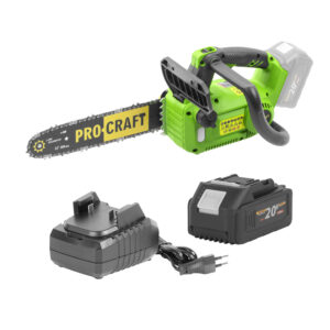 Sada aku reťazová píla Procraft PKA42/2 s batériou 20V 4Ah a nabíjačkou 20/1 | SPKA42Li-20/4-20/1