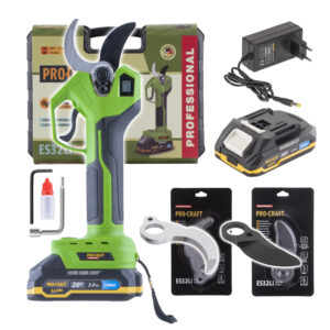 Sada aku nožnice na konáre Procraft ES32Li + 2× náhradné čepele | SES32LI/Blades