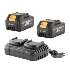 Sada dve batérie 20V 4Ah Procraft 20/4 ATA-40B a nabíjačka na dve batérie 20/2 | S2x20/4ATA-40B-20/2