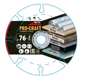 Rezný, karbidový kotúč Procraft WC76 | WC76