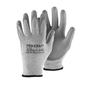 Pracovné rukavice polyuretánové odolné proti prerezaniu, L Procraft GL-CPU9 | GL-CPU9