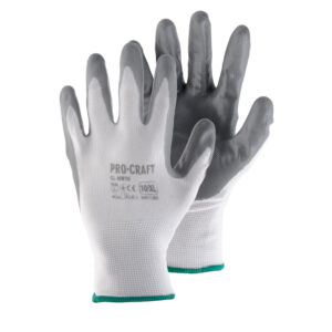 Pracovné rukavice máčané v nitrile, XL Procraft GL-NW10 | GL-NW10