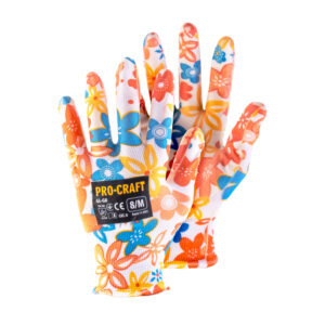 Pracovné rukavice záhradné máčané v nitrile, M Procraft GL-G8 | GL-G8