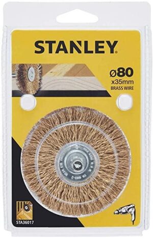 Kefa do vŕtačky okružná mosadzná vlnitá, stopka pr.6mm, pr.80mm x 35mm FATMAX STA36017