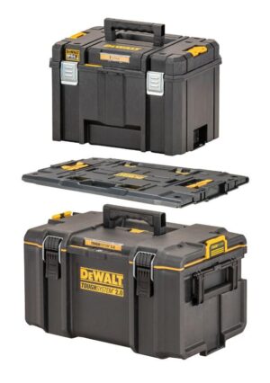 Combo set kufrov TSTAK 6 + TOUGHSYSTEM DS300 boxov + adaptér DEWALT DWST08017-9