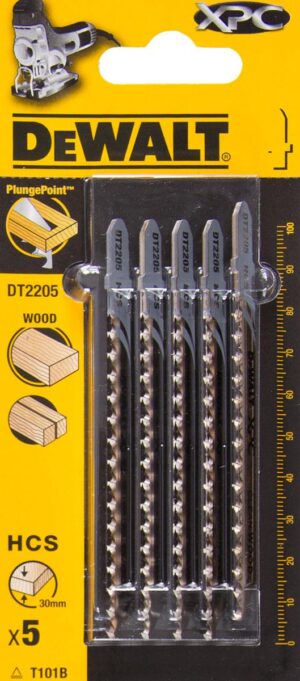 LIST PÍLOVÝ 100mm DREVO A PLAST DO 30MM 5ks DEWALT DT2205