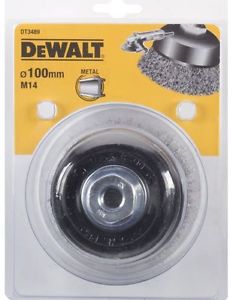 Kefa drôtená hrnčeková 100mm vlnitý drôt 26mm M14 DEWALT DT3489