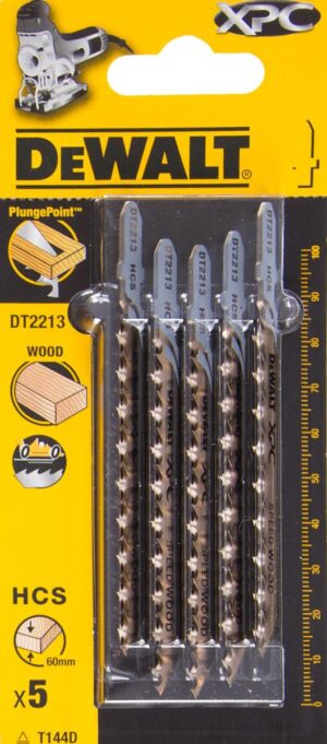 LIST PÍLOVÝ 100MM DREVO A PLAST DO 60MM 5ks DEWALT DT2213