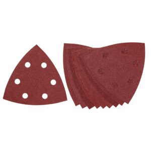 Papier brúsny 93x93mm P40 dierovaný suchý zips 10ks delta DWE315/DWS355/DWS356 DEWALT DT3090