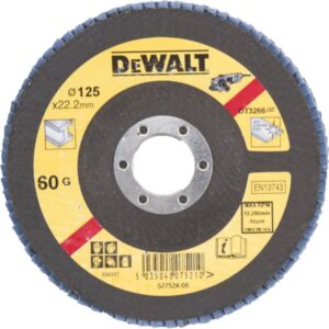 Kotúč brúsny lamelovací na kov 125x22,2mm 60G Typ29 vypuklý DEWALT DT3266