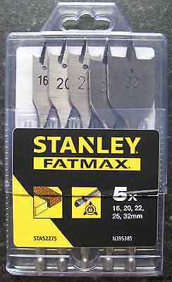 Vrták plochý do dreva, pr.16-20-22-25-32/152mm, 5diel. sada FATMAX STA52275