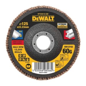 Kotúč brúsny lamelovací na kov 125x22,2mm 60G DEWALT DT30612