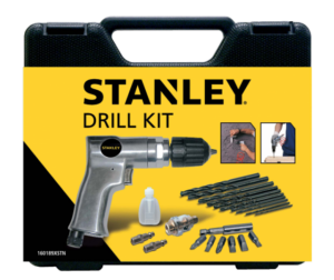 Sada vŕtačka + príslušenstvo STANLEY - Kompresory 160189XSTN