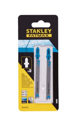 List pílový HSS, úchyt "T", na kovy, rozstup 1,9-2,3mm, dl.92-64mm, 2ks FATMAX STA25792