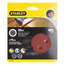 Papier brúsny pre excentrickú brúsku suchý.zips 125mm P60 5ks FATMAX STA32027