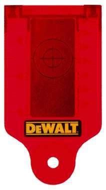 Karta zameriavacia pre ČERVENÉ lasery DEWALT DE0730
