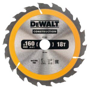 KOTUC PRE AKU PILY 160x20mm 18Z DEWALT DT1931
