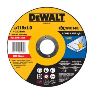 Kotúč rezný na nerez 115x1,0mm (25ks/bal.) DEWALT DT3442