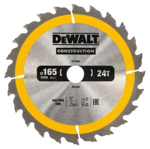 Kotúč pílový na kov 165x20mm TK 24Z DEWALT DT1934