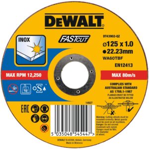 Kotúč rezný na nerez 125x1,0mm Typ1 (25ks/bal.) DEWALT DT43902