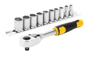 Sada račne 11 dielna 1/4" s 12 hrannými hlavicami 72 zubov STANLEY STMT82666-0