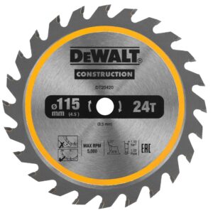 Kotúč pílový na drevovláknité 115x1,5x9,5mm 24Z EXTREME pre DCS571 DEWALT DT20420