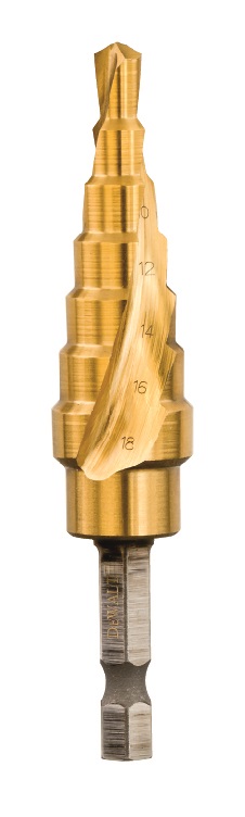 Vrták stupňovitý rázový 6-18mm EXTREME DEWALT DT5027