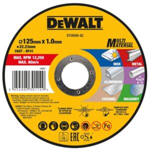 Kotúč rezný multimateriál 125x1,0mm DEWALT DT20595
