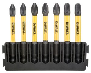 Sada Tough Case - držiak 7ks bitov 57mm + (PZ1, PZ2, PZ3) FLEXTORQ DEWALT DT70822