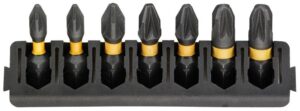 Sada Tough Case - držiak 7ks bitov 25mm + (PZ1, PZ2, PZ3) FLEXTORQ DEWALT DT70812