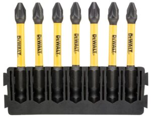 Sada Tough Case - držiak 7ks bitov 57mm + (PZ2) FLEXTORQ DEWALT DT70821